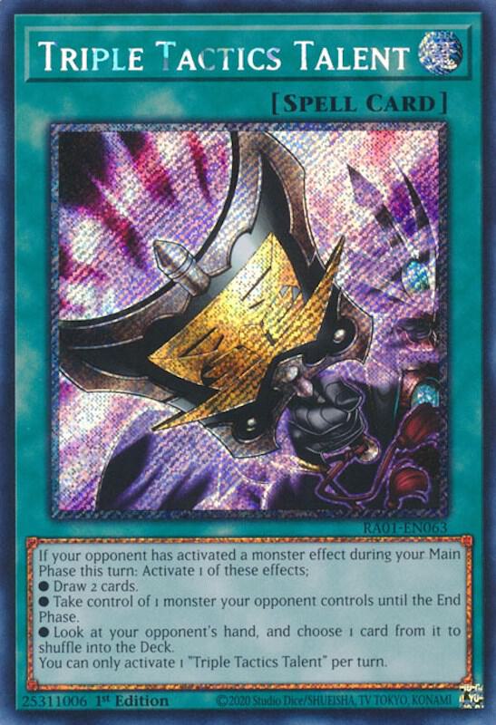 Triple Tactics Talent (Platinum Secret Rare) card image