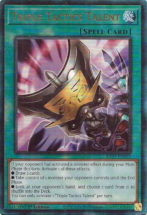 Triple Tactics Talent (PUR) card image