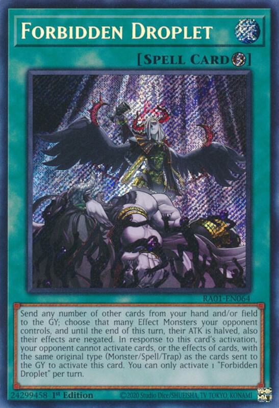Forbidden Droplet (Secret Rare) card image