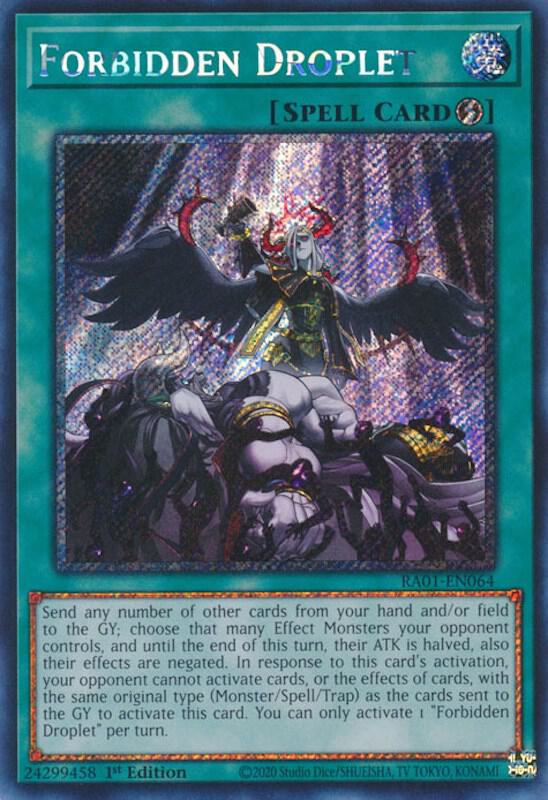 Forbidden Droplet (Platinum Secret Rare) card image