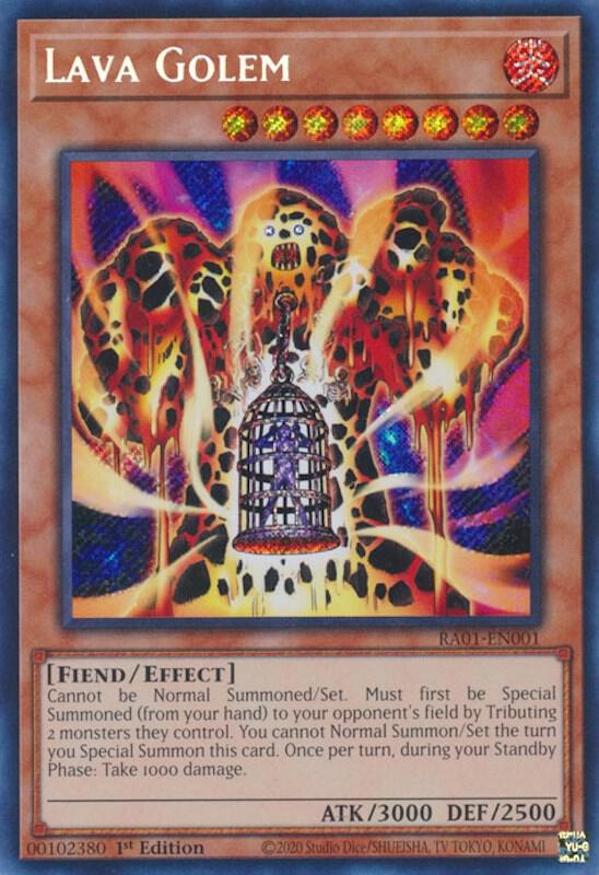 Lava Golem (Secret Rare) card image