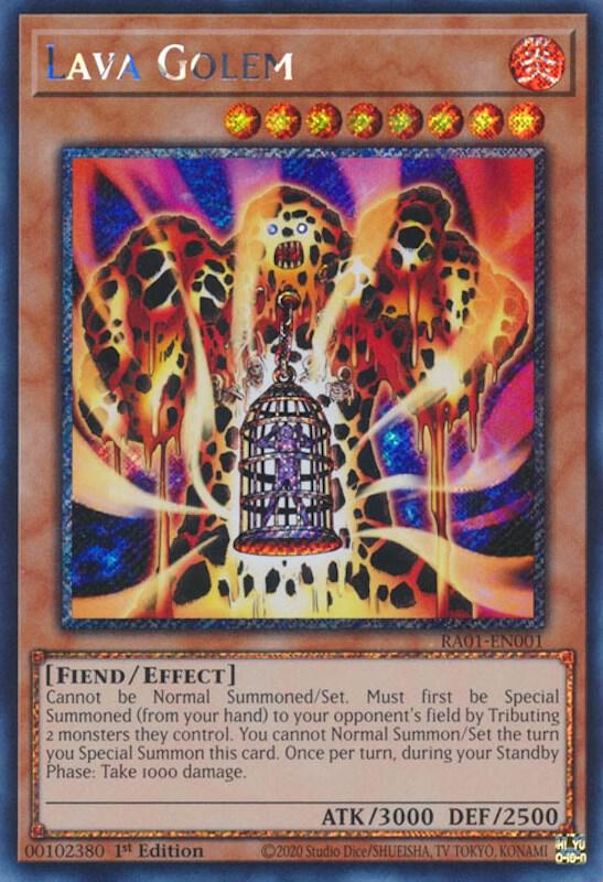 Lava Golem (Platinum Secret Rare) card image