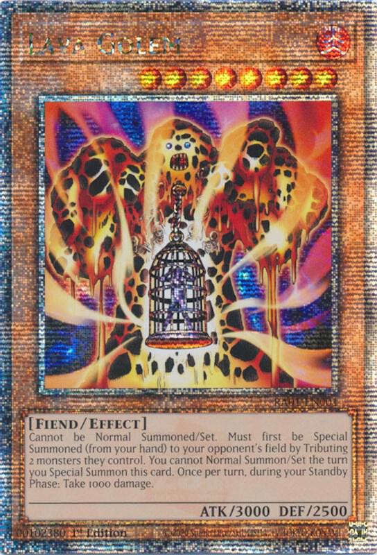 Lava Golem (Quarter Century Secret Rare) card image