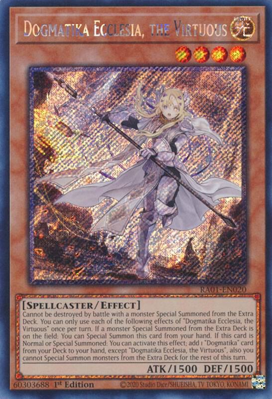 Dogmatika Ecclesia, the Virtuous (Platinum Secret Rare) card image