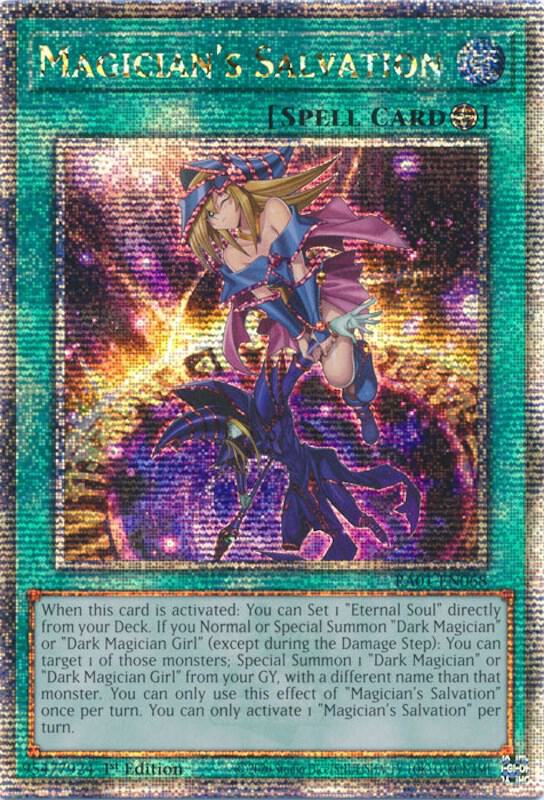 Magician's Salvation (Quarter Century Secret Rare) card image