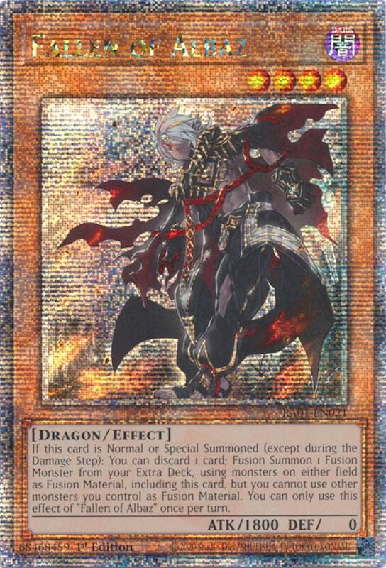 Fallen of Albaz (Quarter Century Secret Rare) card image