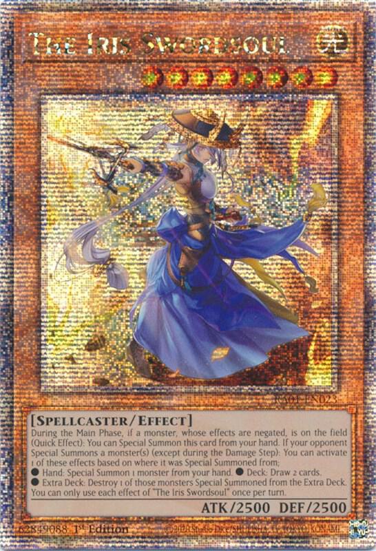 The Iris Swordsoul (Quarter Century Secret Rare) card image