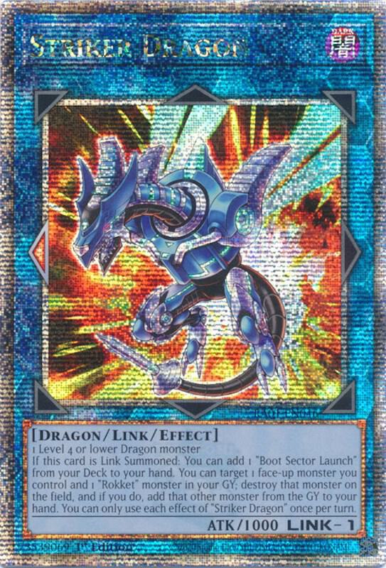 Striker Dragon (Quarter Century Secret Rare) card image