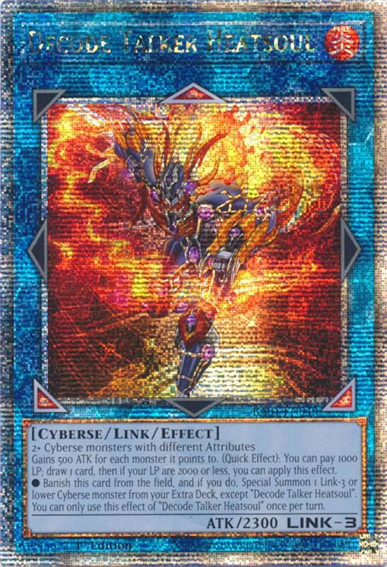 Decode Talker Heatsoul (Quarter Century Secret Rare) card image