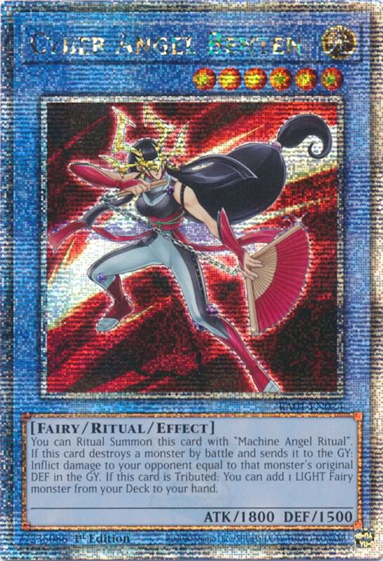 Cyber Angel Benten (Quarter Century Secret Rare) card image