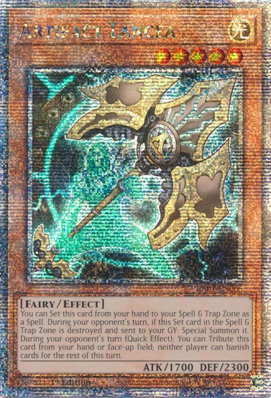Artifact Lancea (Quarter Century Secret Rare) card image