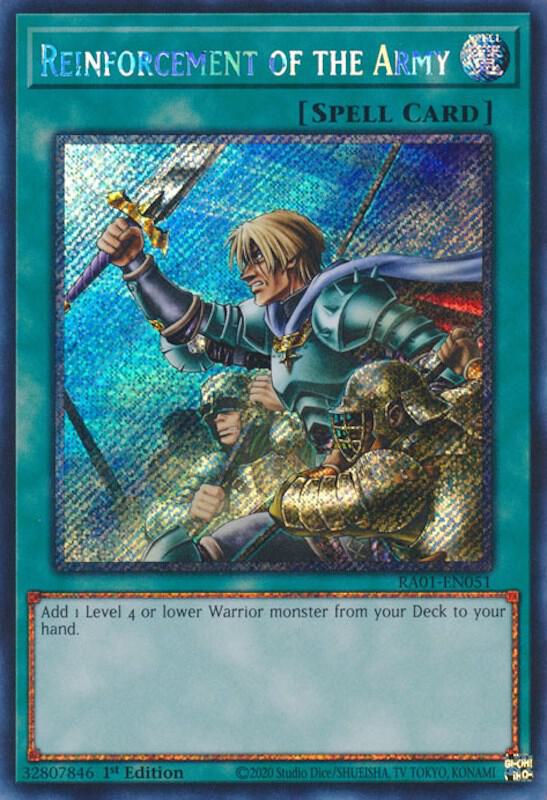 Reinforcement of the Army (Platinum Secret Rare) card image