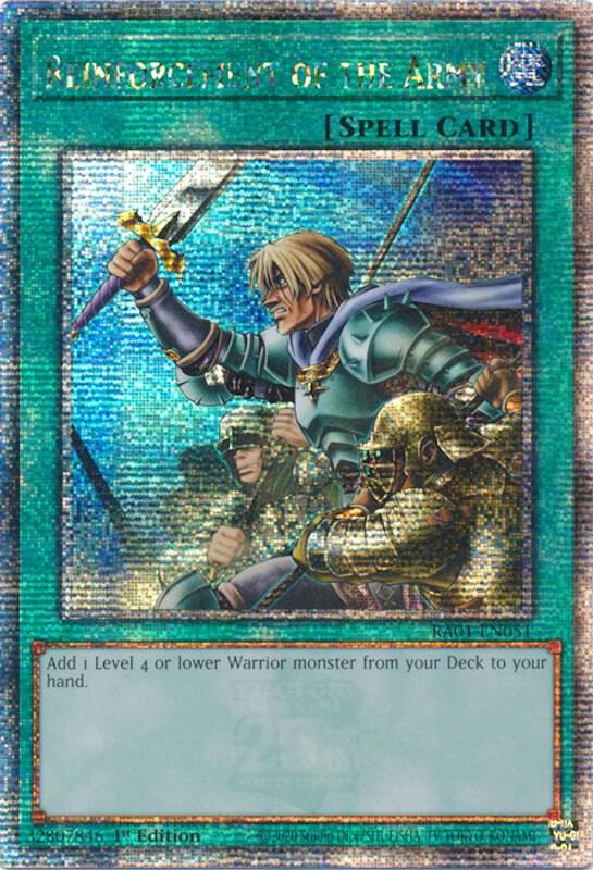 Reinforcement of the Army (Quarter Century Secret Rare) card image