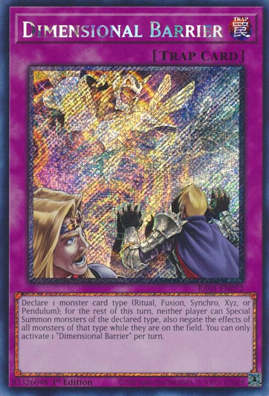 Dimensional Barrier (Platinum Secret Rare) card image
