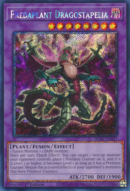 Predaplant Dragostapelia (Platinum Secret Rare) card image