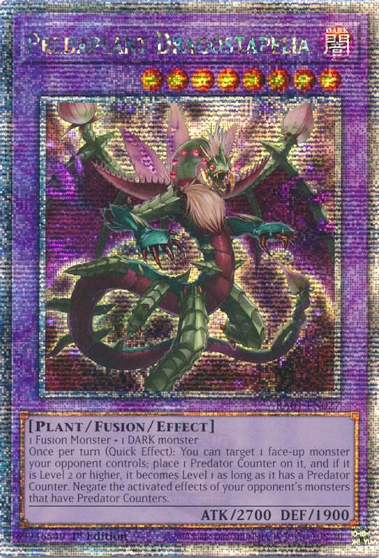 Predaplant Dragostapelia (Quarter Century Secret Rare) card image