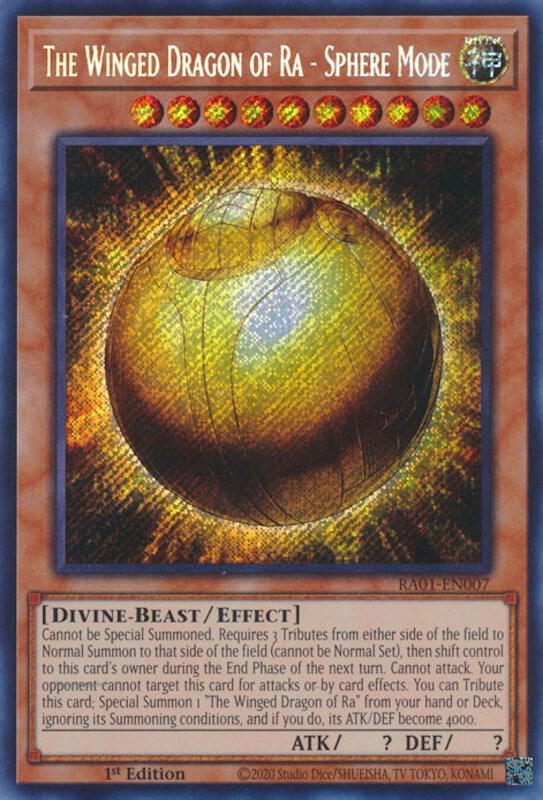 The Winged Dragon of Ra - Sphere Mode (Secret Rare) card image