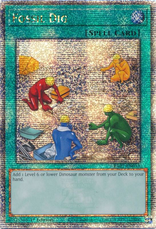 Fossil Dig (Quarter Century Secret Rare) card image