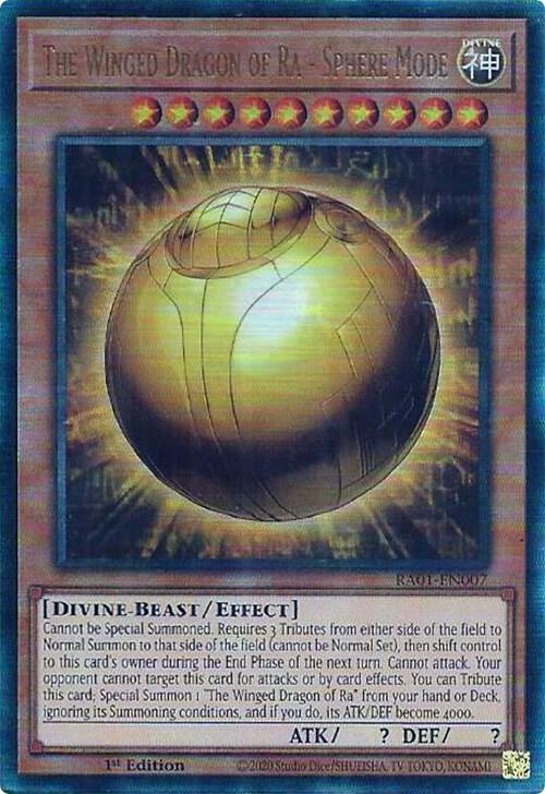 The Winged Dragon of Ra - Sphere Mode (PUR) card image