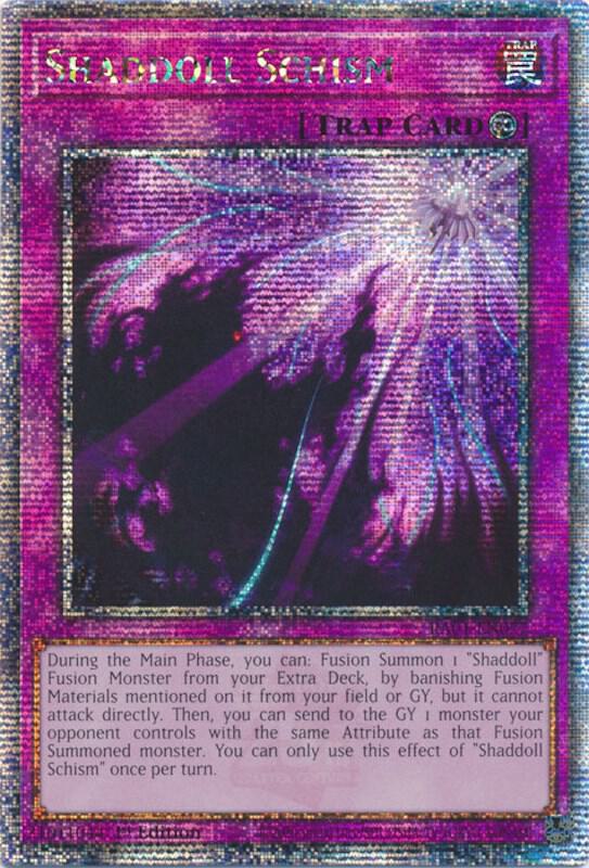 Shaddoll Schism (Quarter Century Secret Rare) card image