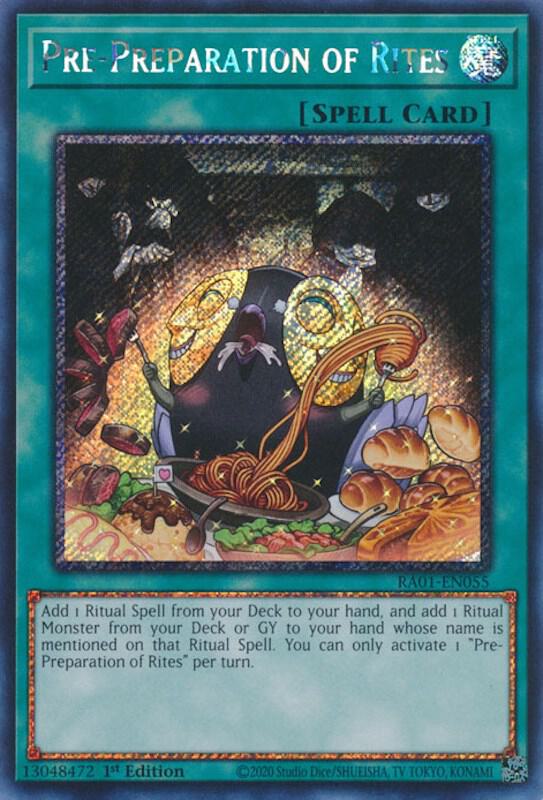 Pre-Preparation of Rites (Platinum Secret Rare) card image