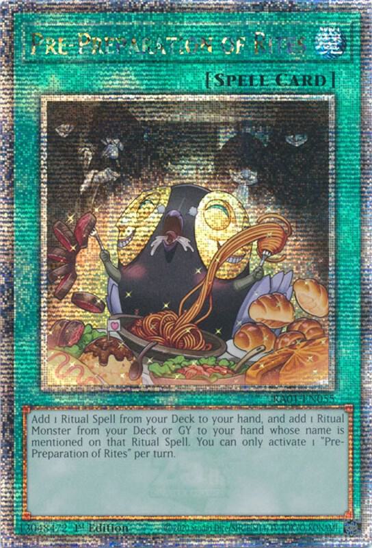 Pre-Preparation of Rites (Quarter Century Secret Rare) card image