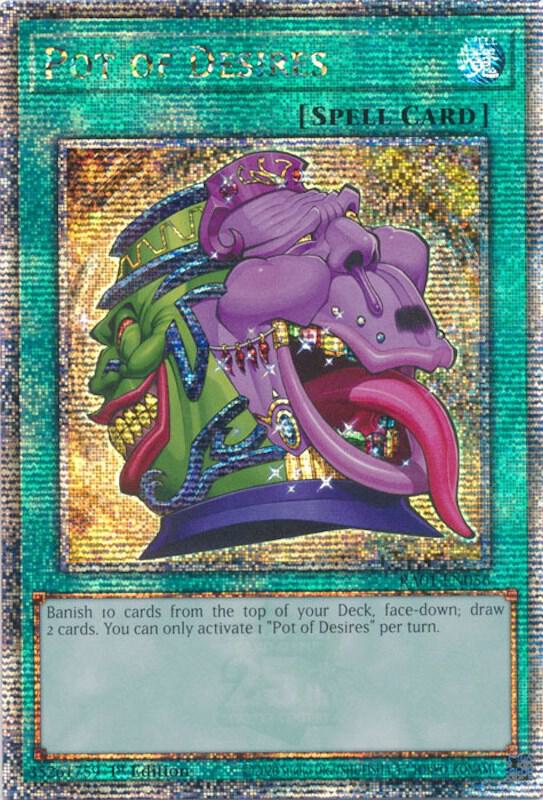 Pot of Desires (Quarter Century Secret Rare) card image