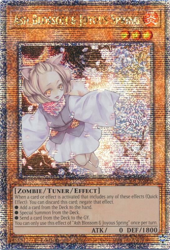 Ash Blossom & Joyous Spring (Quarter Century Secret Rare) card image