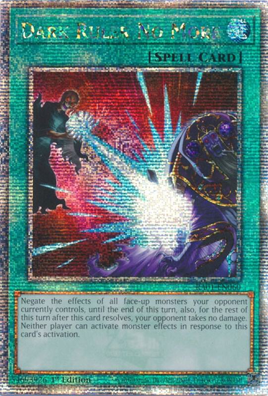 Dark Ruler No More (Quarter Century Secret Rare) card image