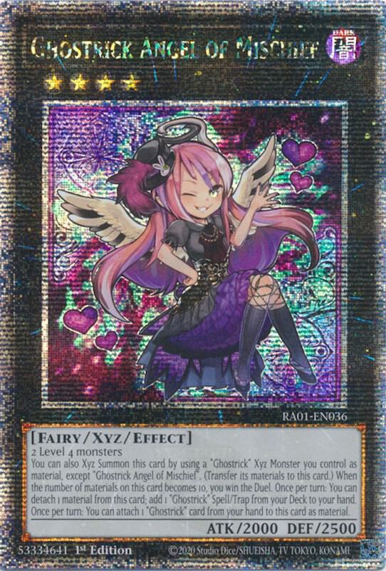 Ghostrick Angel of Mischief (Quarter Century Secret Rare) card image