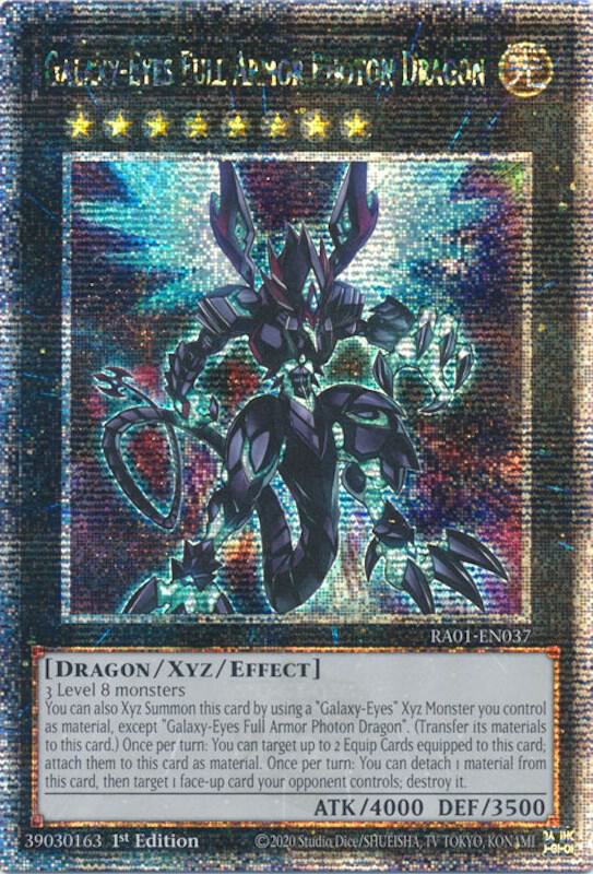 Galaxy-Eyes Full Armor Photon Dragon (Quarter Century Secret Rare) card image