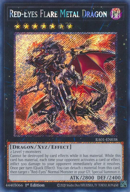 Red-Eyes Flare Metal Dragon (Platinum Secret Rare) card image