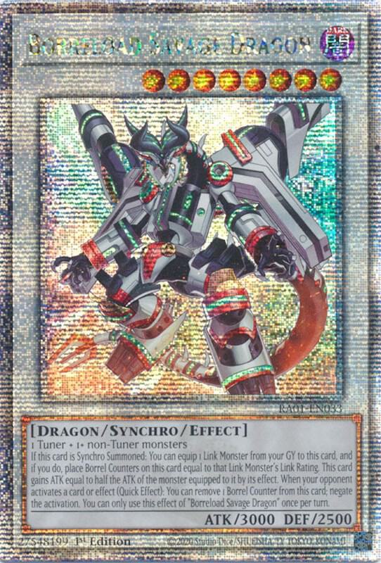 Borreload Savage Dragon (Quarter Century Secret Rare) card image