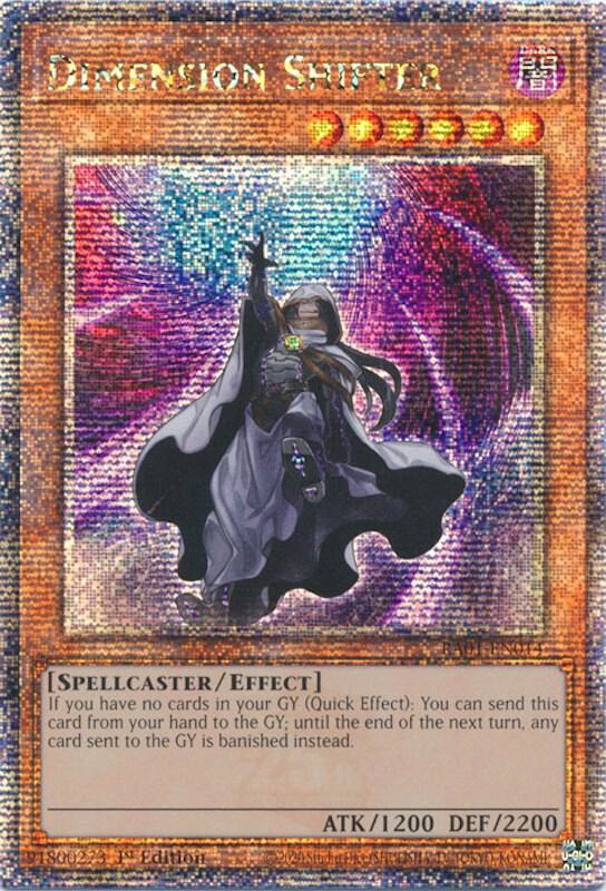 Dimension Shifter (Quarter Century Secret Rare) card image