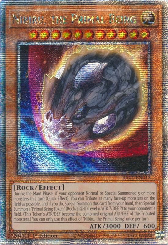 Nibiru, the Primal Being (Quarter Century Secret Rare) card image