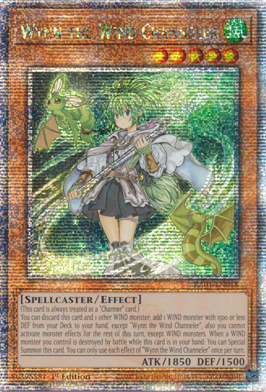 Wynn the Wind Channeler (Quarter Century Secret Rare) card image