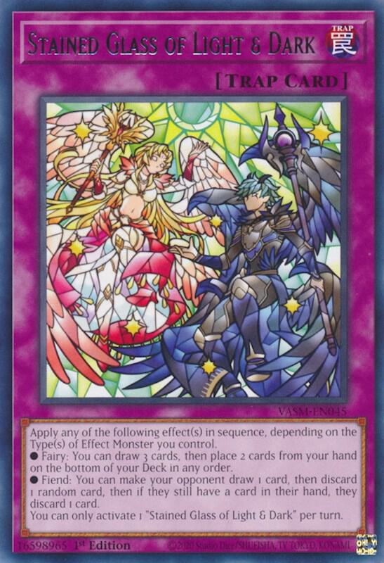 Stained Glass of Light & Dark card image