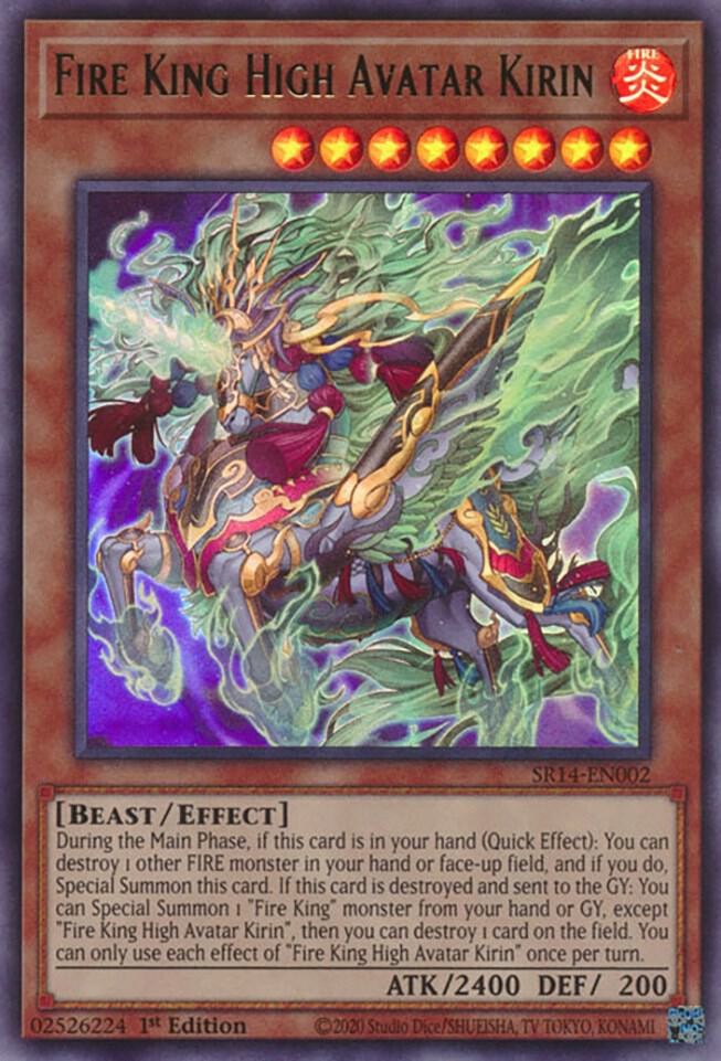 Fire King High Avatar Kirin card image
