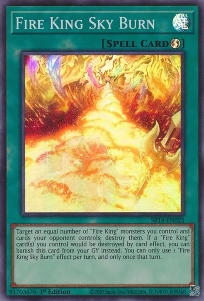 Fire King Sky Burn card image