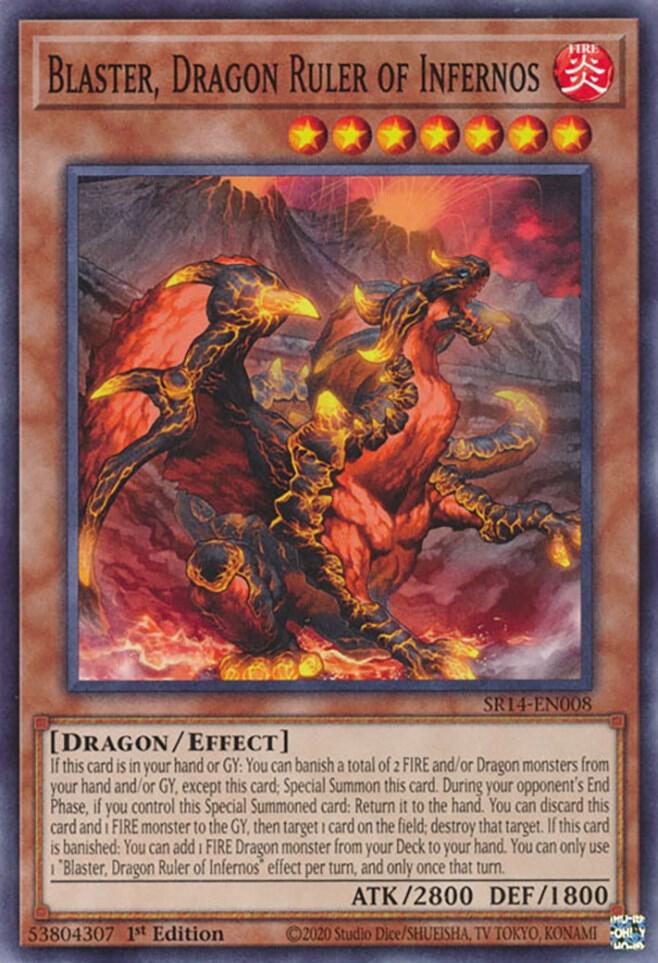 Blaster, Dragon Ruler of Infernos card image