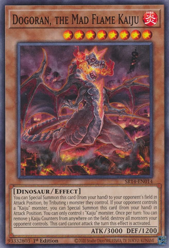 Dogoran, the Mad Flame Kaiju card image