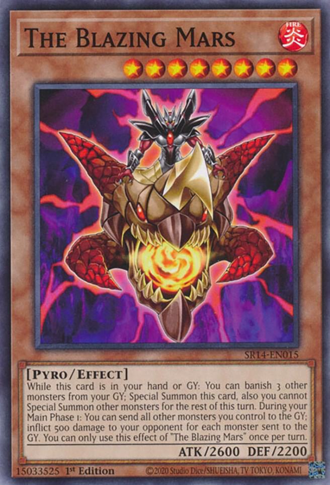 The Blazing Mars card image