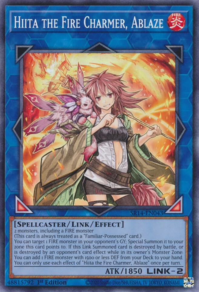 Hiita the Fire Charmer, Ablaze card image