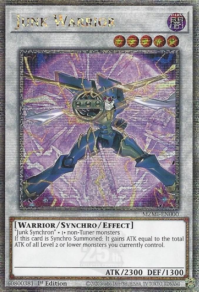 Junk Warrior (Quarter Century Secret Rare) card image