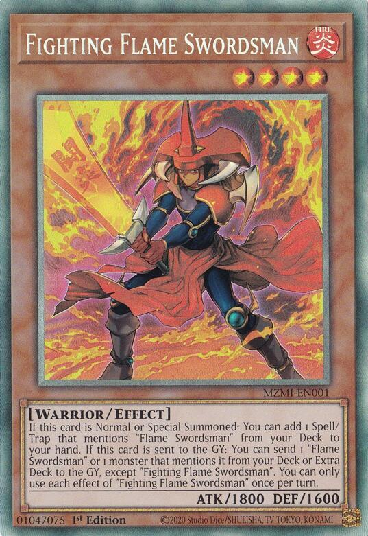Fighting Flame Swordsman (CR) card image