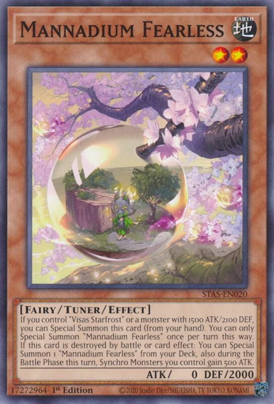 Mannadium Fearless (STAS-EN020) card image