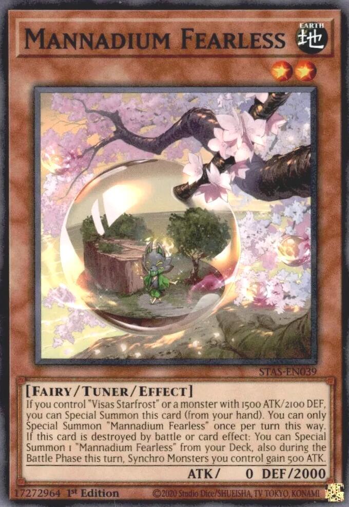 Mannadium Fearless (STAS-EN039) card image