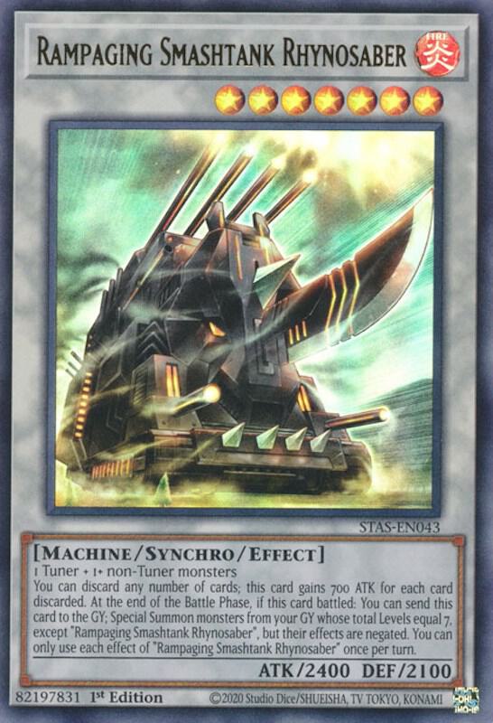 Rampaging Smashtank Rhynosaber card image