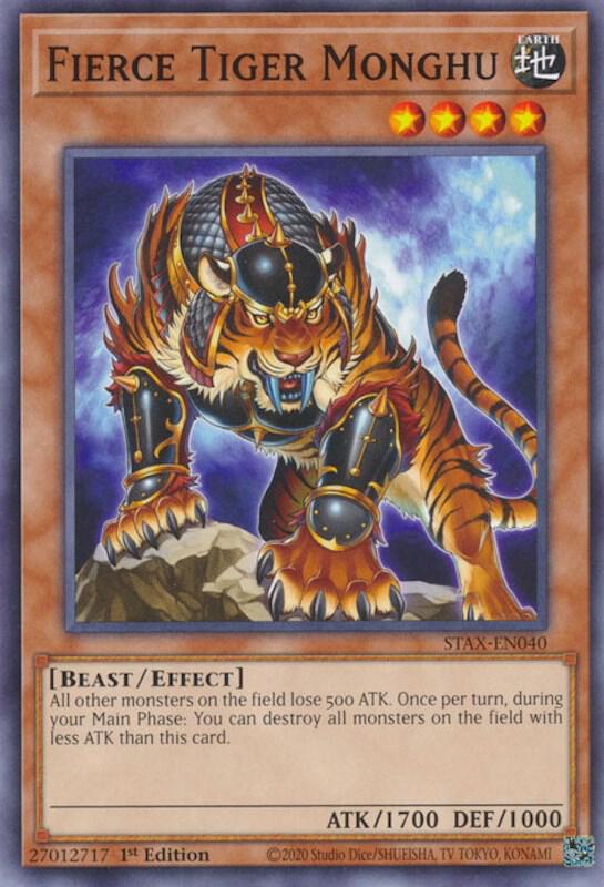 Fierce Tiger Monghu card image