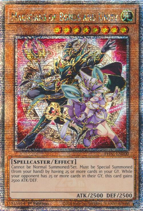 Magicians of Bonds and Unity (Quarter Century Secret Rare) card image